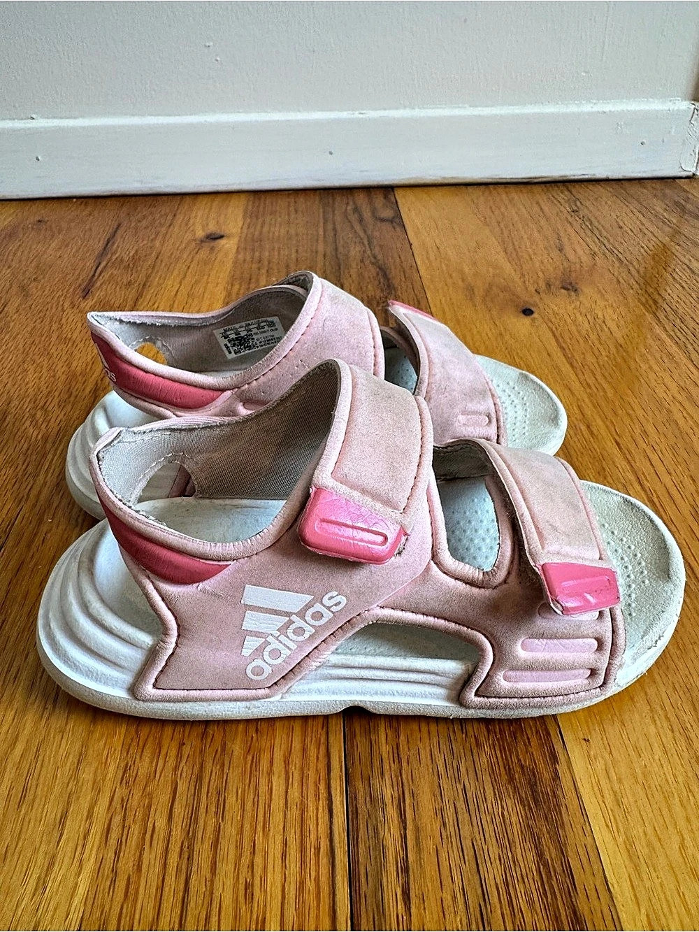 adidas Girls US 8K Pink Sandals